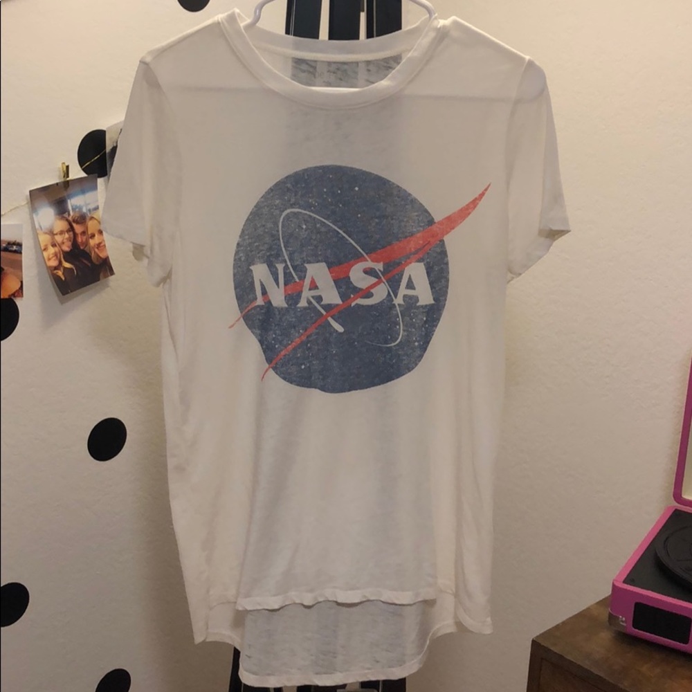 NASA high low tee